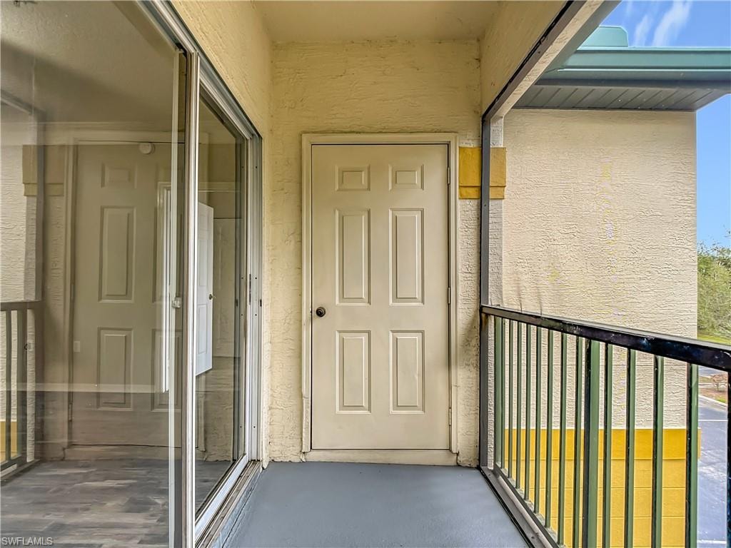 Balcony with a sunroom