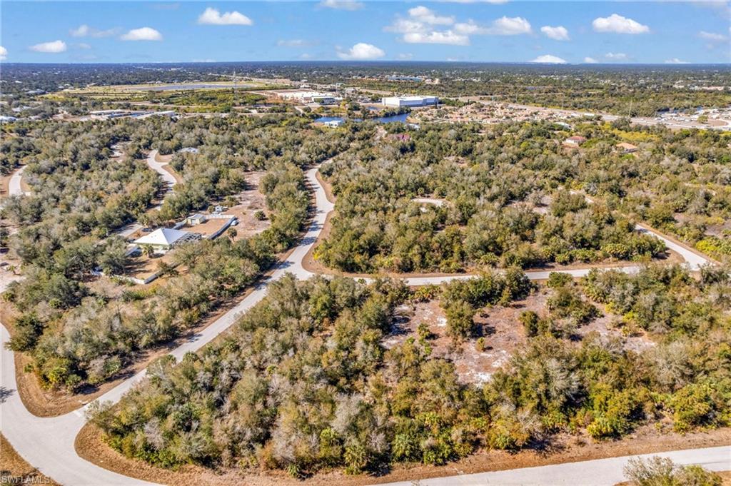 Aerial view of property and surrounding area
