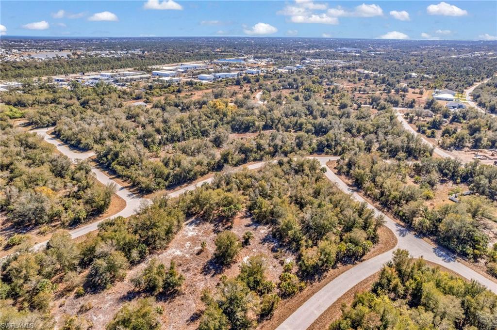 Aerial view of property and surrounding area
