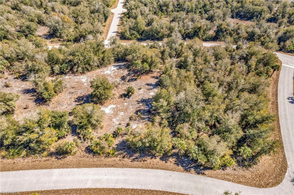 Aerial view of property's location