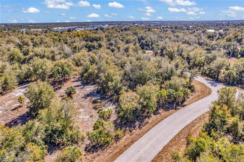 Aerial overview of property's location