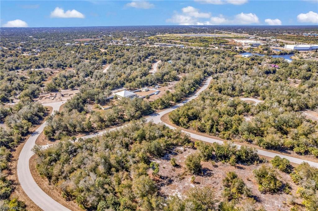 Aerial overview of property's location