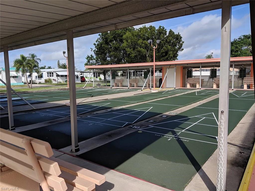 View of home's community featuring shuffleboard