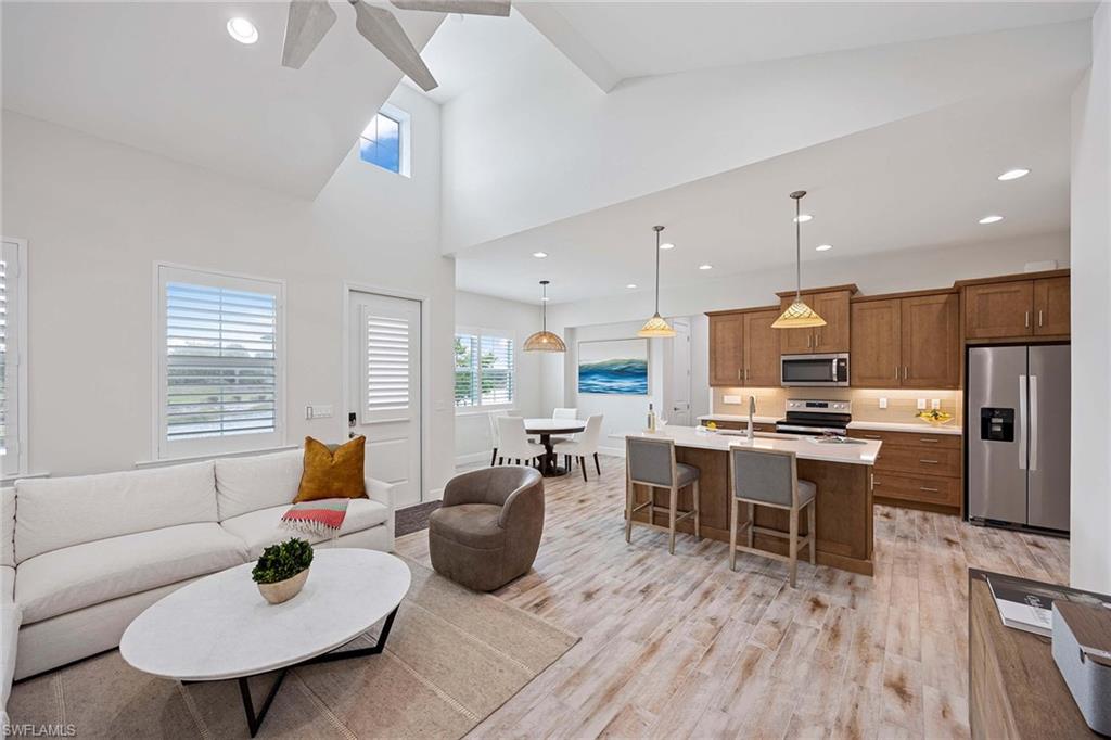 Open floor plan.