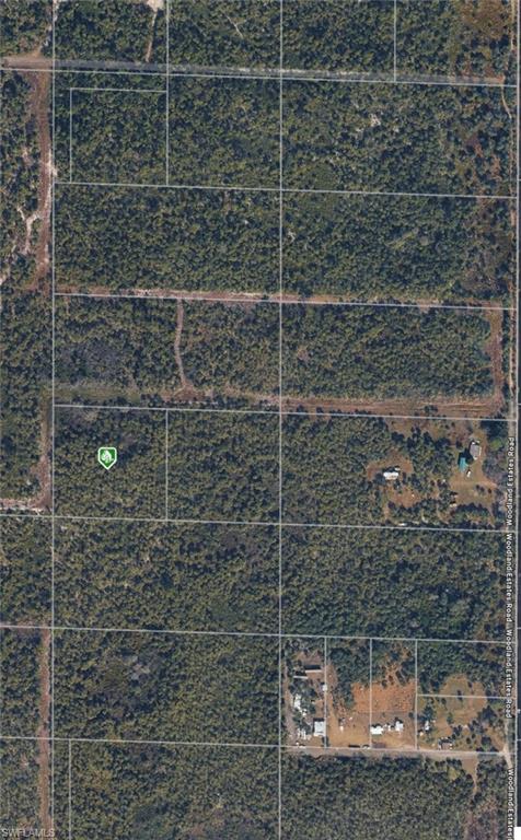 Aerial map of property and surrounding area