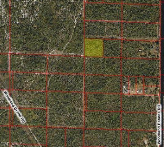 Aerial overview of property's location featuring property boundaries highlighted