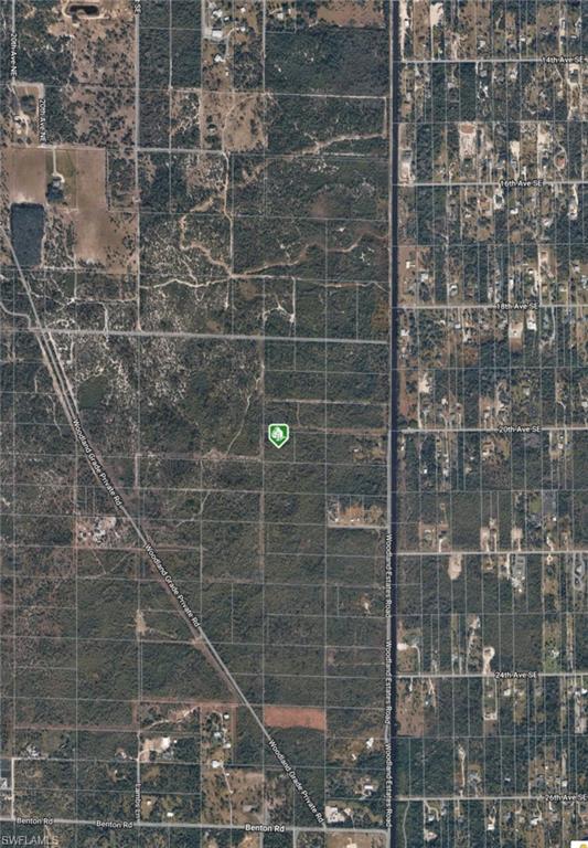 Aerial view of property's location