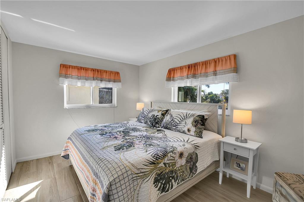 King bed, no carpet.
