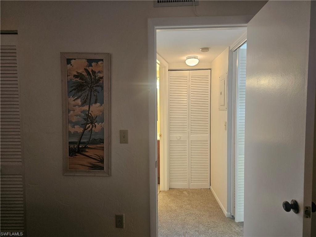 Guest bedroom, full bath & laundry closet