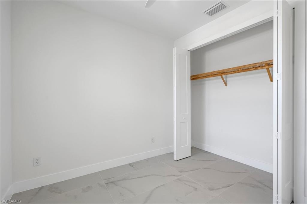 Closet with visible vents