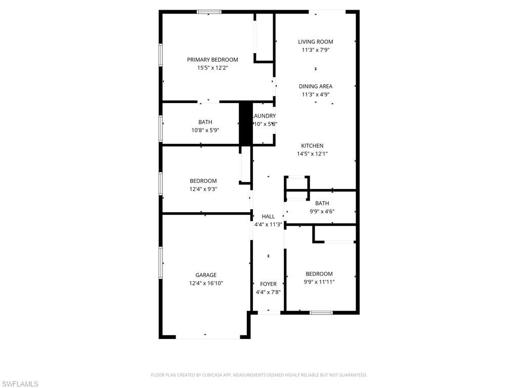 View of floor plan / room layout