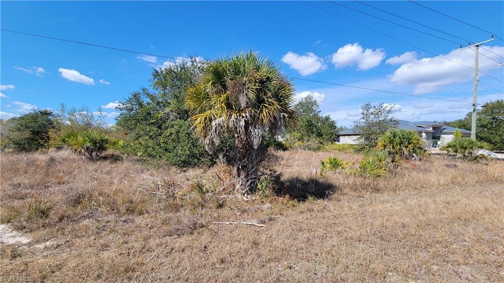 View of lot from the front side looking to the northwest