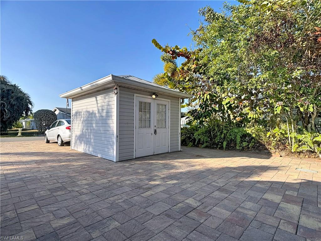 View of outbuilding