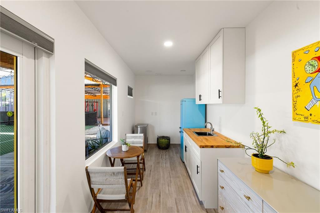 AC Lounge by pickleball courts