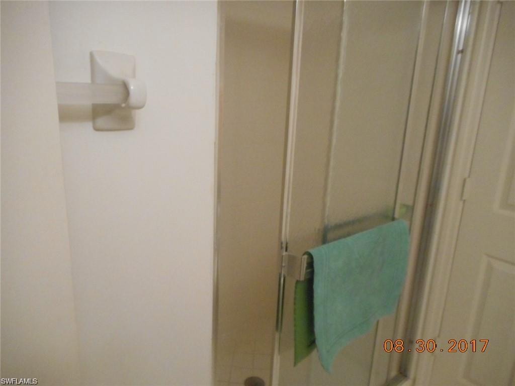 Bathroom with a shower stall
