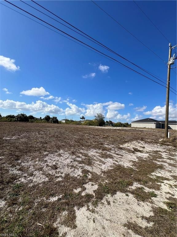 View of yard with a view of rural / pastoral area