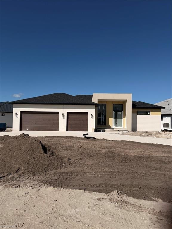 Viw of pool and spa; sliding door to Master bedroom at finished home.