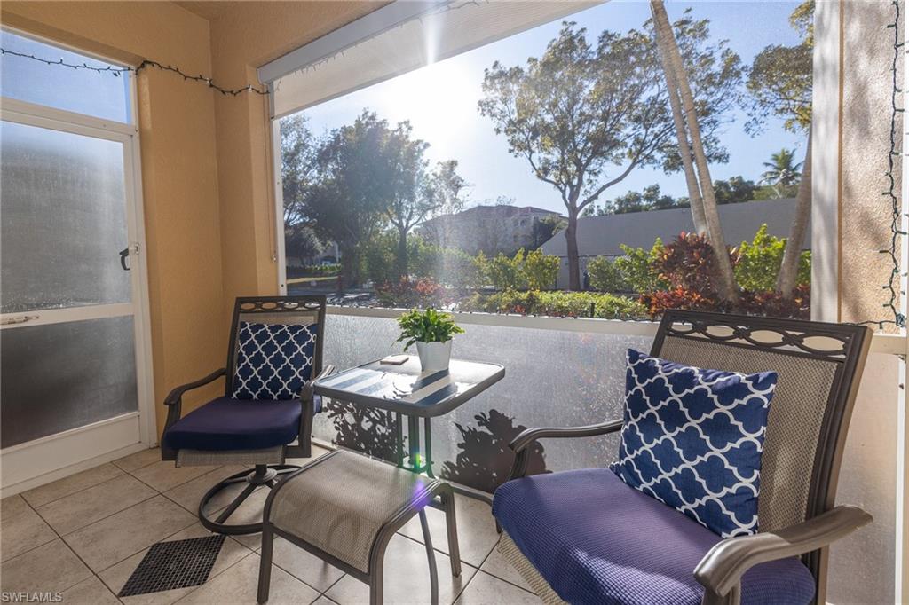 Screened Lanai overlooking landscaped area