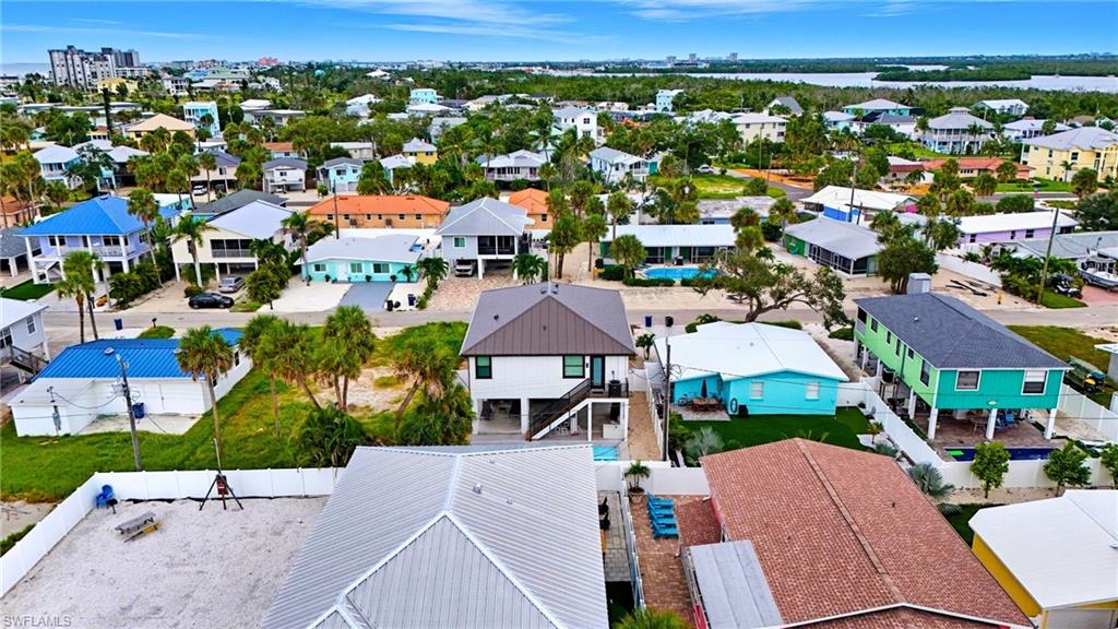 Aerial perspective of suburban area - Virtually Edited Image