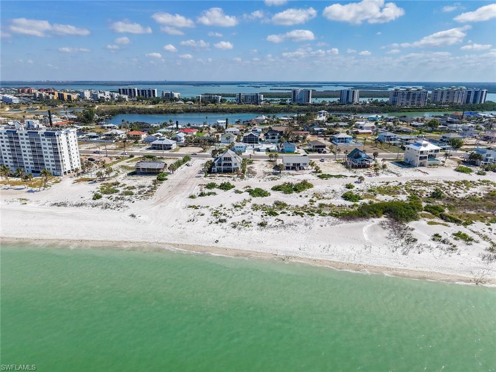 View of urban area featuring expansive coastline