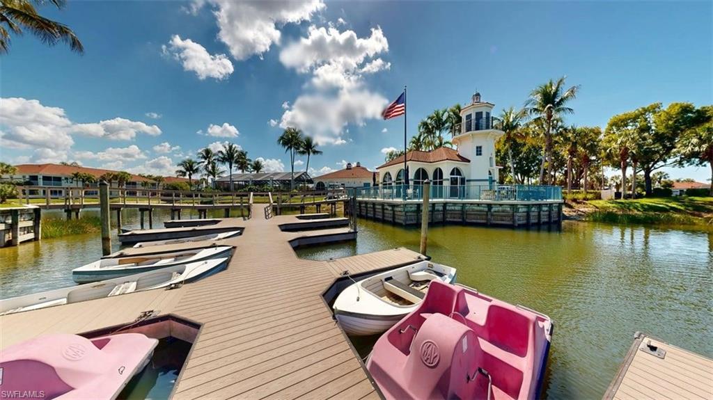 Dock featuring a water view