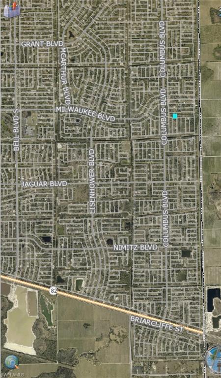 Aerial view of property's location