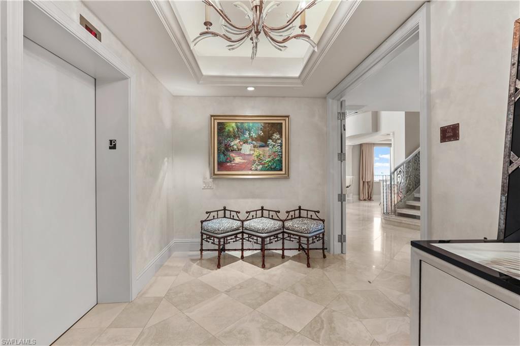 private lower level elevator lobby