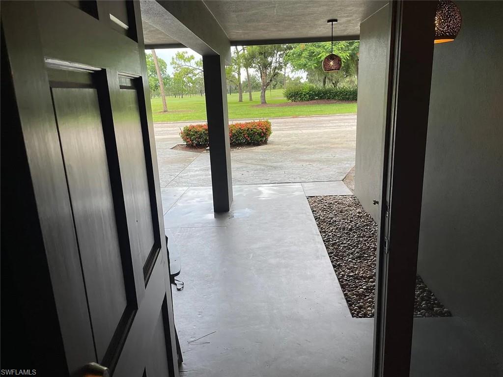 View of patio