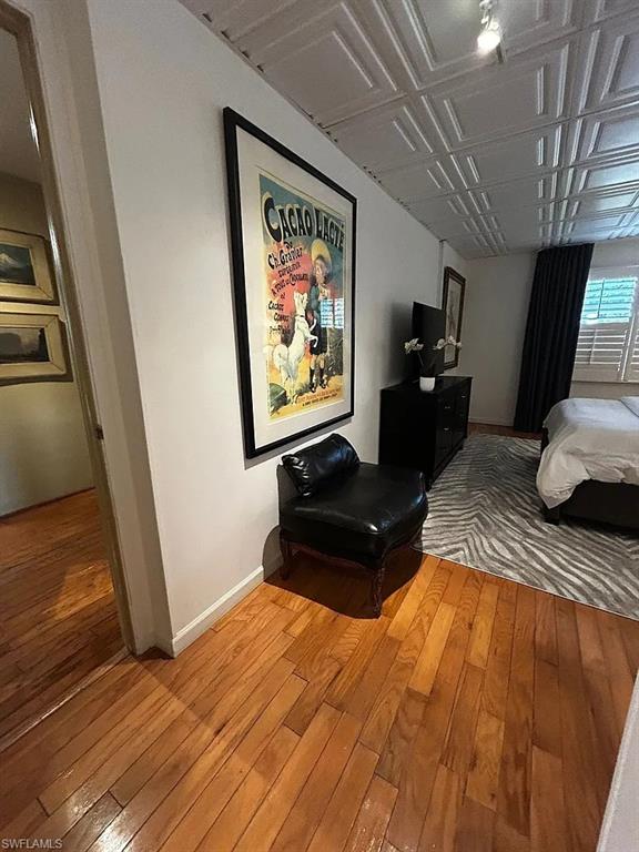 Bedroom featuring light wood finished floors