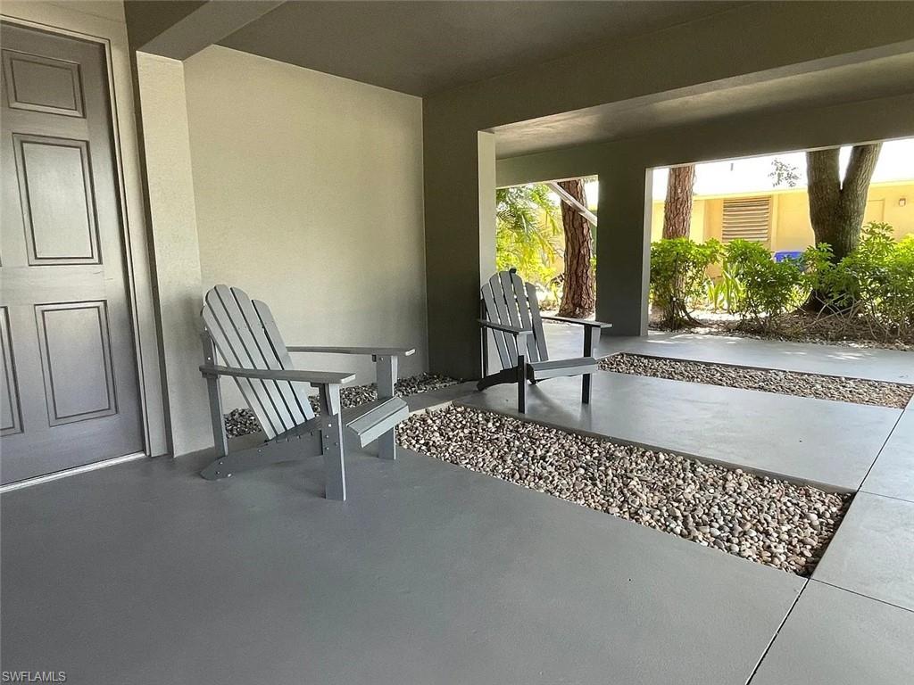 View of patio