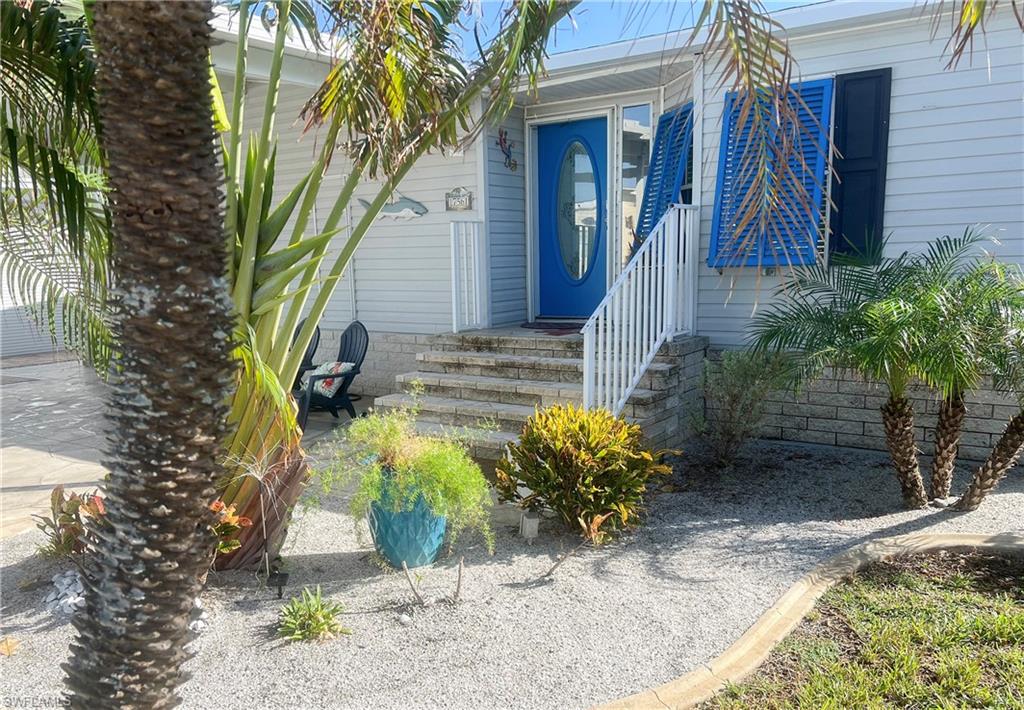 Entrance and landscaping