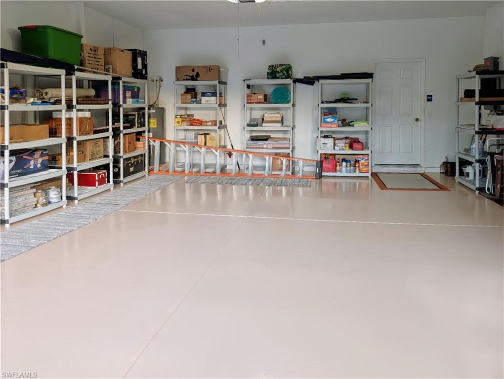Garage, interior view