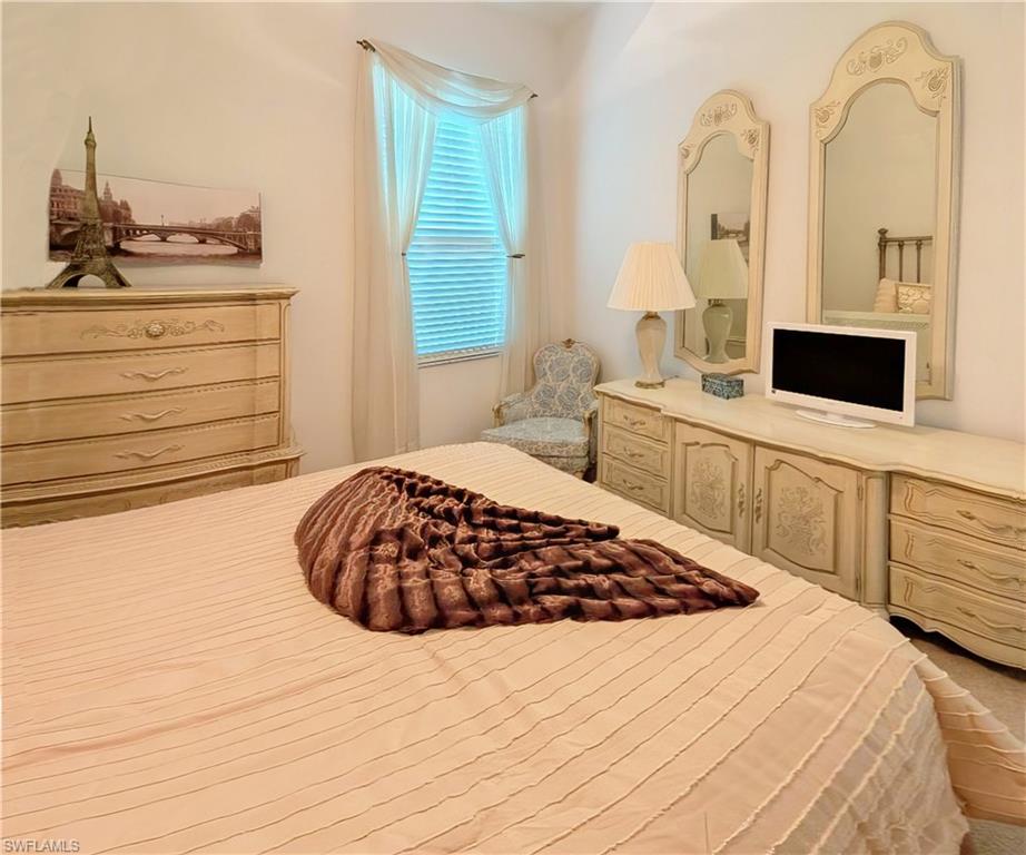 View of Guest Bedroom with country french accents