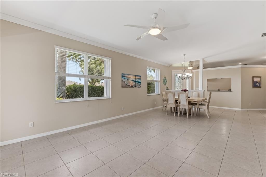 Living / Dining Room combination allowing ample space for both!
