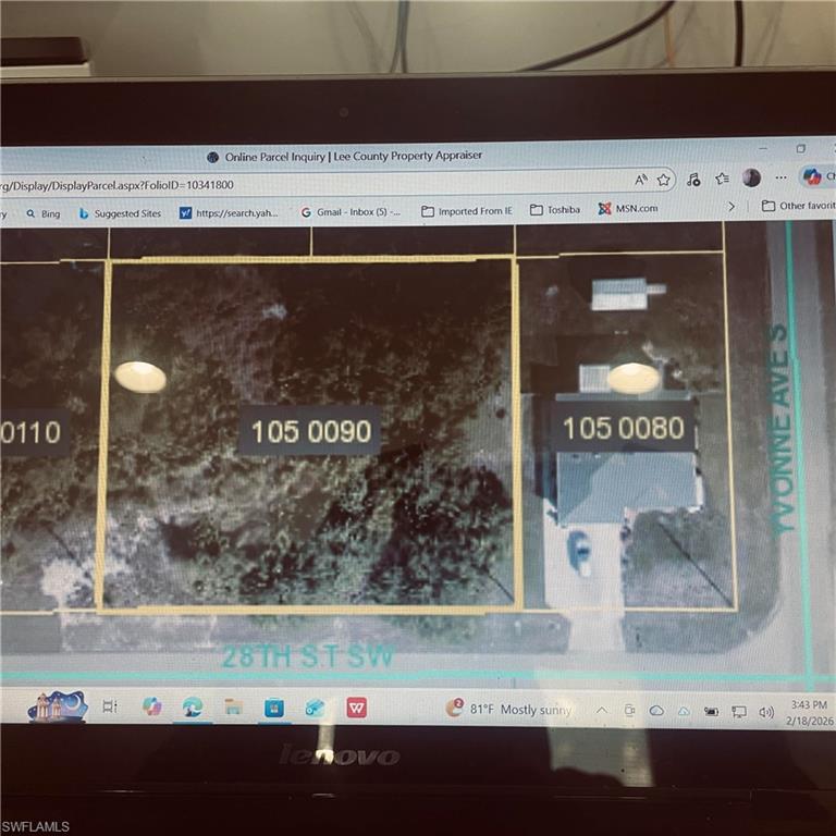 Aerial overview of property's location