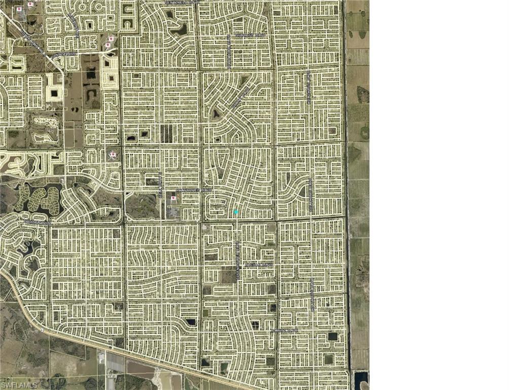 Aerial map of property and surrounding area