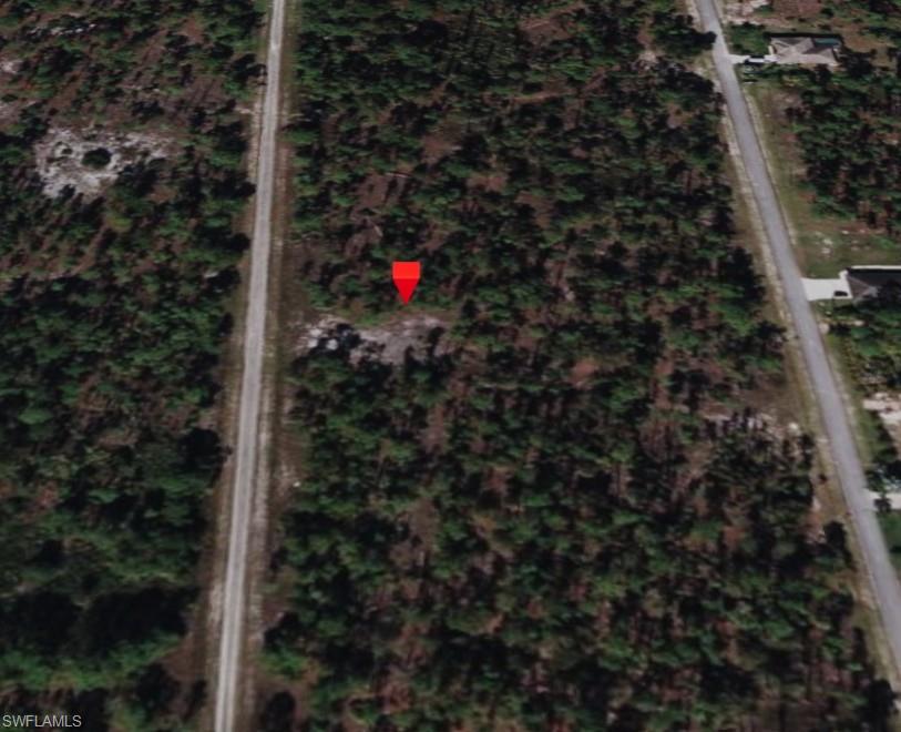 Aerial view of property's location