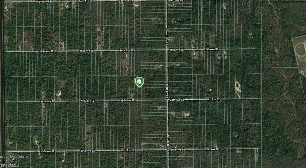 Aerial overview of property's location