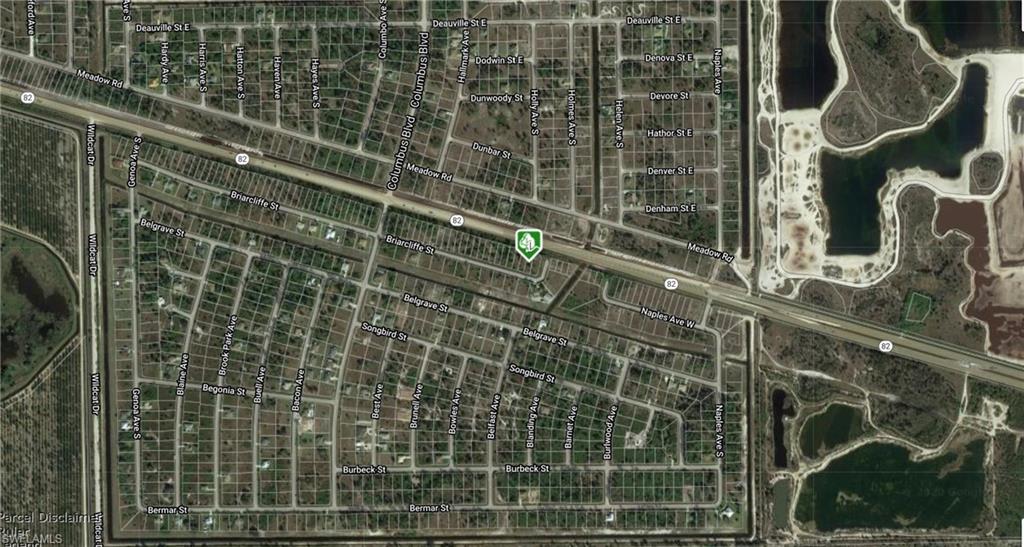 Aerial view of property's location