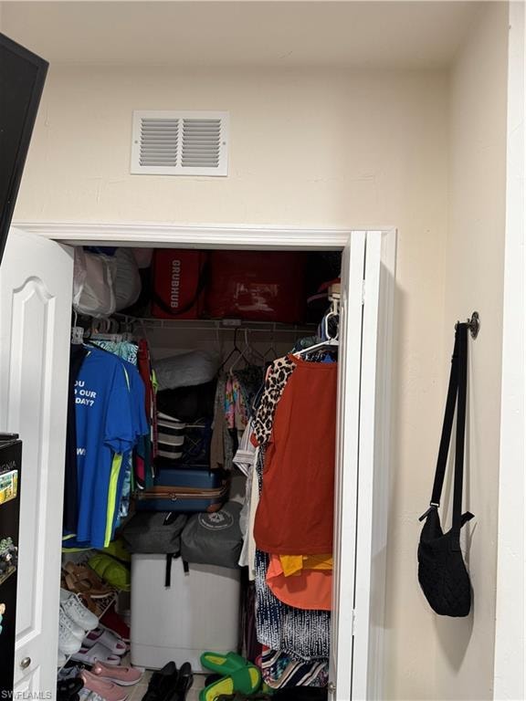View of closet