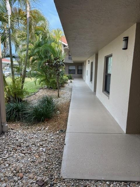 View of patio
