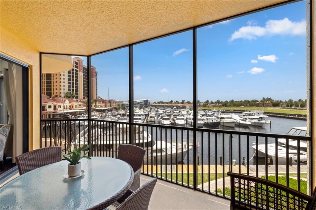 screened balcony - access from living room & primary bedroom