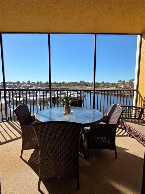 screened balcony