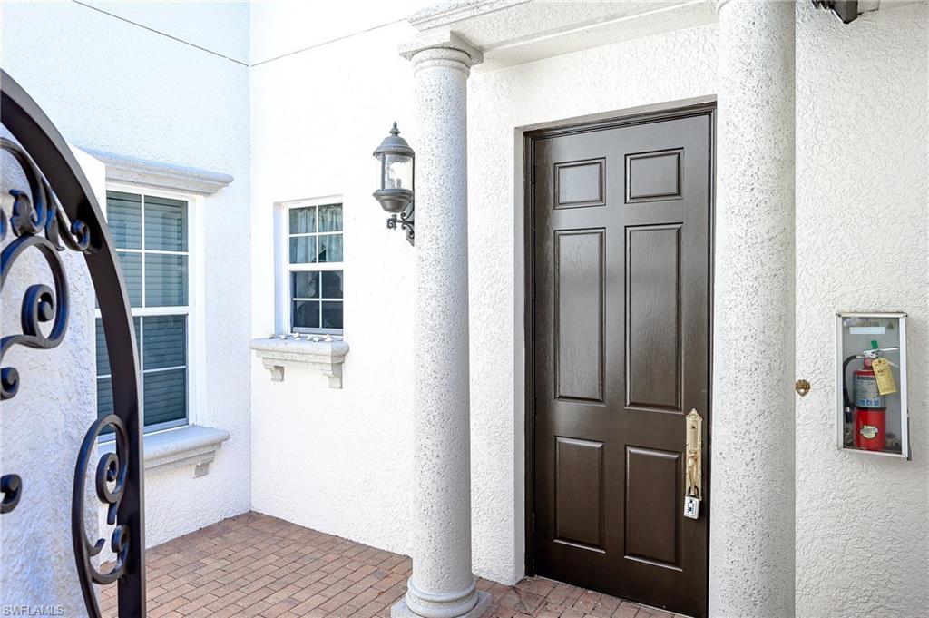 Your Private courtyard and impressive entry