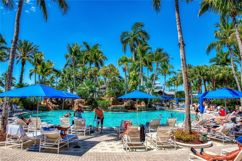 2nd Pool Club and Spa, mature landscape divides it from the 1st pool
