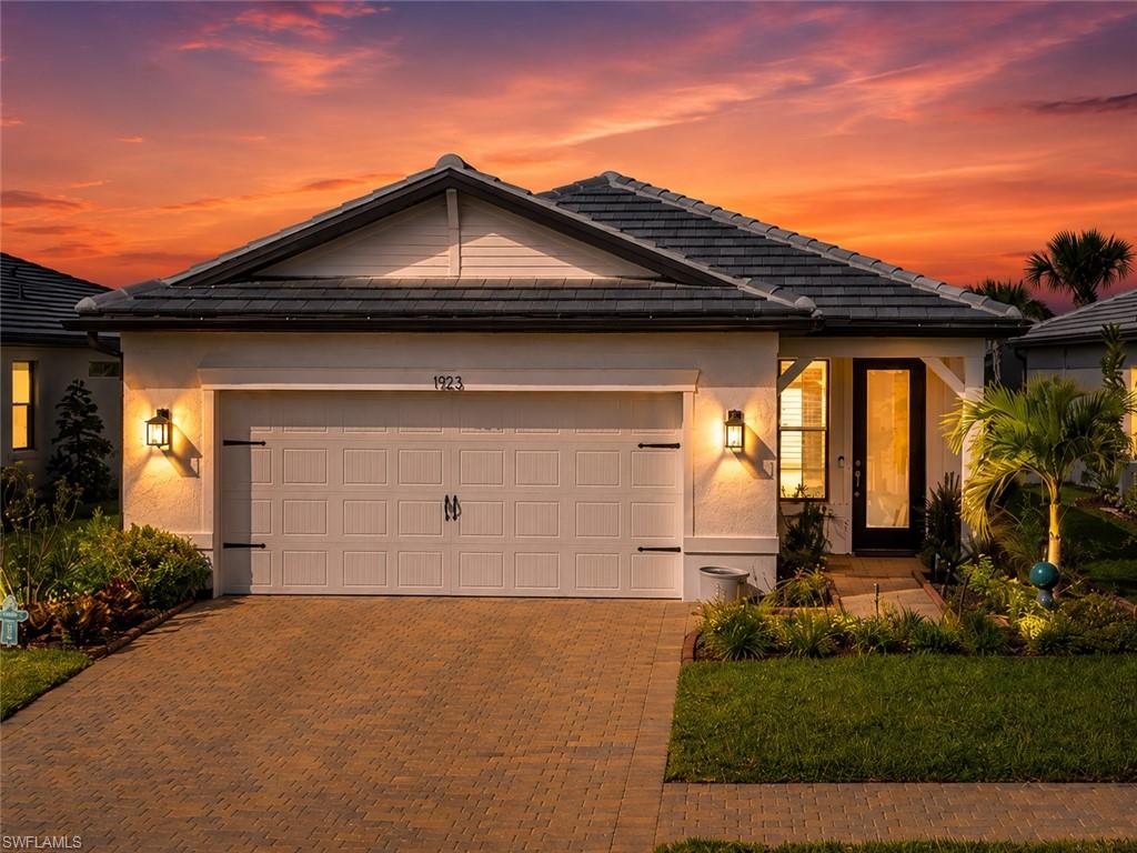 Front of Home at Twilight