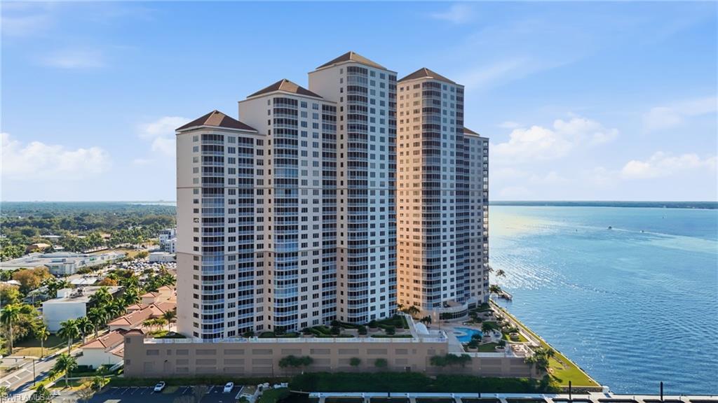 Aerial view on the Caloosahatchee River