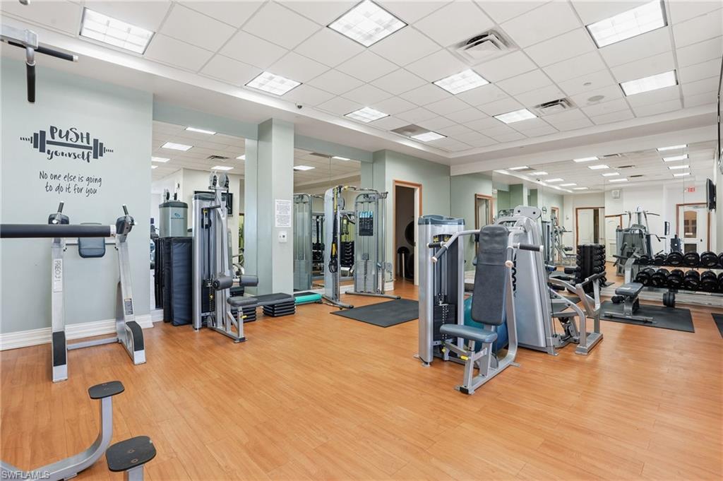 State-of-the art workout Area