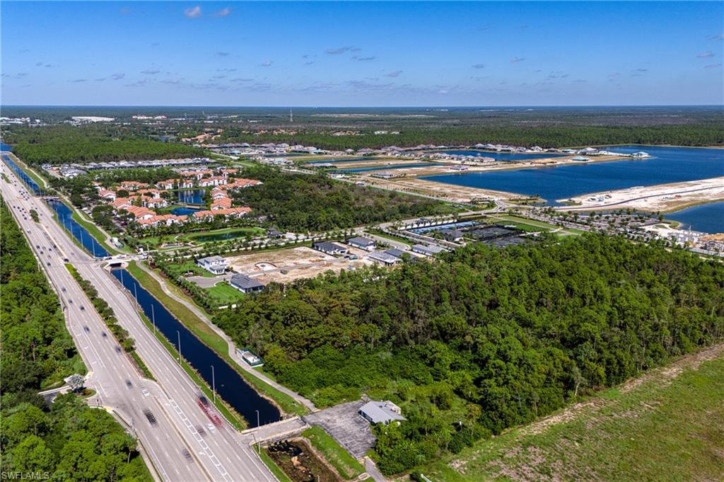 Drone view illustrating the scale and master planned design of Caymas.