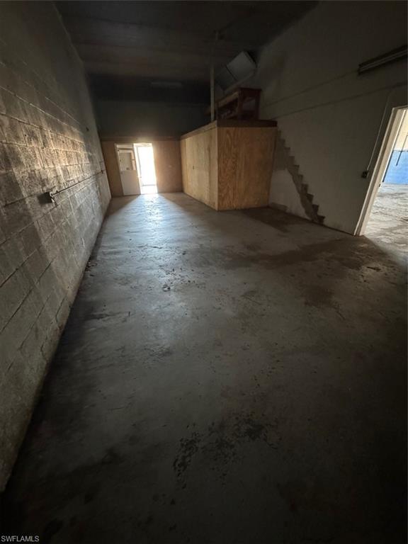 Miscellaneous room featuring stairway